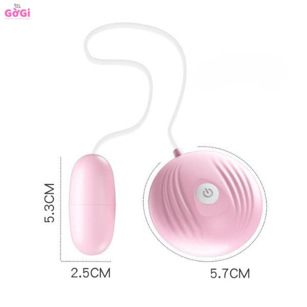 Trứng rung mini nhiều chế độ có dây nối điều khiển hình vỏ sò