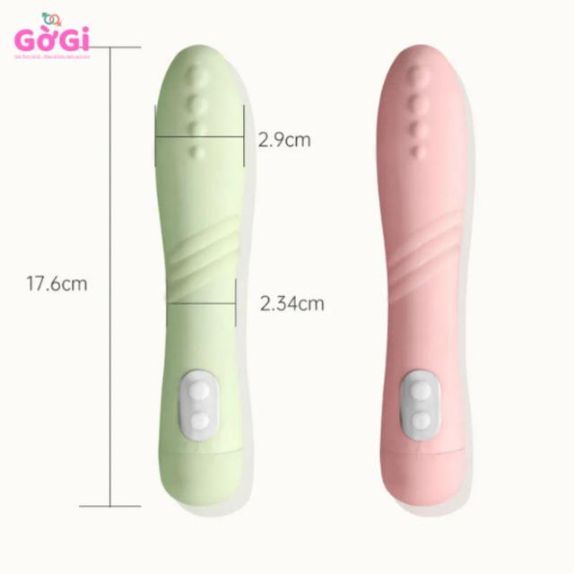 Máy Rung Massage Điểm G 12 Chế Độ Sạc USB – Đầu Rung Có Gai Kích Thích