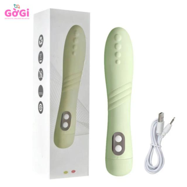 Máy Rung Massage Điểm G 12 Chế Độ Sạc USB – Đầu Rung Có Gai Kích Thích