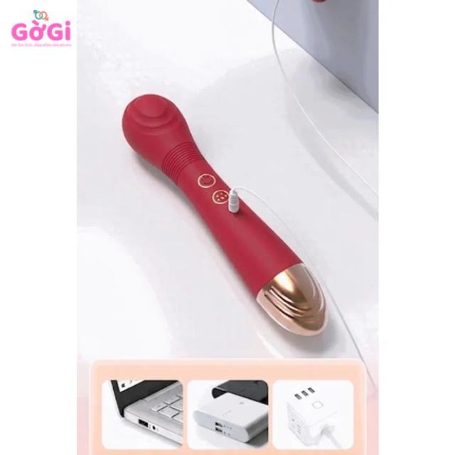 Máy Rung 2 Đầu Liếm & Rung 24 Chế Độ – Kích Thích Kép