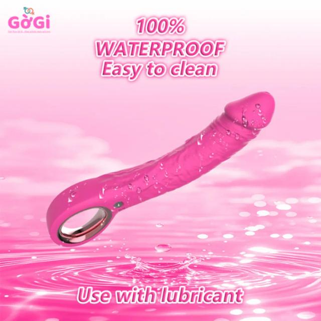 Dương Vật Giả Rung Silicone Cao Cấp Có Tay Cầm Rung Cực Mạnh