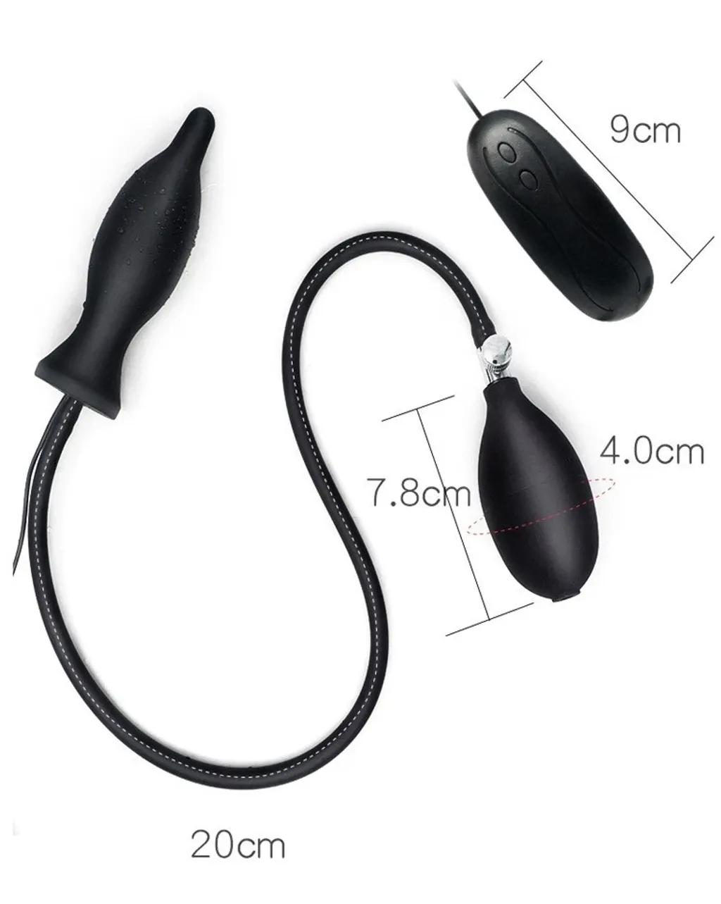 Plug Bơm Hơi Rung 10 Chế Độ