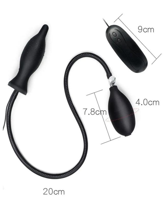 Plug Bơm Hơi Rung 10 Chế Độ