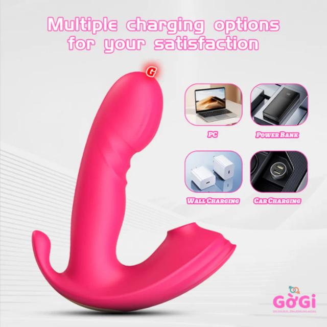 Máy Rung Có Thể Đeo Quần Lót Thông Minh App Cao Cấp – Kích Thích 3 Điểm G & C & B, Điều Khiển Từ Xa Không Giới Hạn