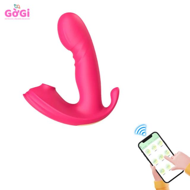 Máy Rung Có Thể Đeo Quần Lót Thông Minh App Cao Cấp – Kích Thích 3 Điểm G & C & B, Điều Khiển Từ Xa Không Giới Hạn