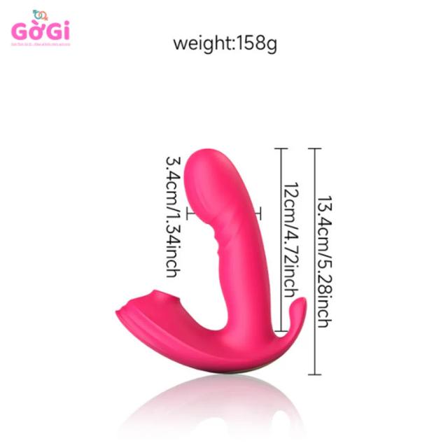 Máy Rung Có Thể Đeo Quần Lót Thông Minh App Cao Cấp – Kích Thích 3 Điểm G & C & B, Điều Khiển Từ Xa Không Giới Hạn