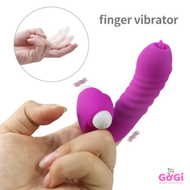 Bao Đeo Ngón Tay Rung Silicone – Finger Vibrator Kích Thích Điểm C