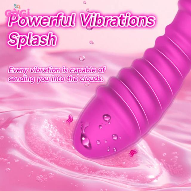 Dương Vật Giả Rung Silicone Cao Cấp Thân Xoắn Ốc – 20 Chế Độ Rung Mạnh, Êm Ái, Sạc USB, Chống Nước