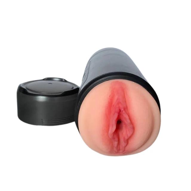 Cốc Thủ Dâm 2 Đầu Cao Cấp – Âm Đạo & Miệng Giả Có Rung, Co Bóp