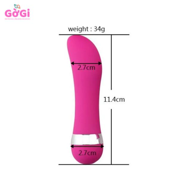 Máy Rung Mini Hình Cà Tím Siêu Nhỏ Gọn – Vibrator Giá Rẻ Cho Người Mới, 1 Chế Độ Rung, Pin AA Tiện Lợi