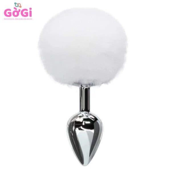 Nút bịt hậu môn đuôi thỏ kim loại nhiều màu