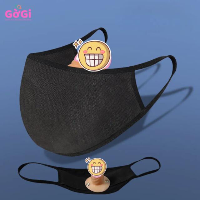 Khẩu Trang Cosplay Có Dương Vật Giấu Kín – Đồ Chơi BDSM Đeo Mặt Táo Bạo