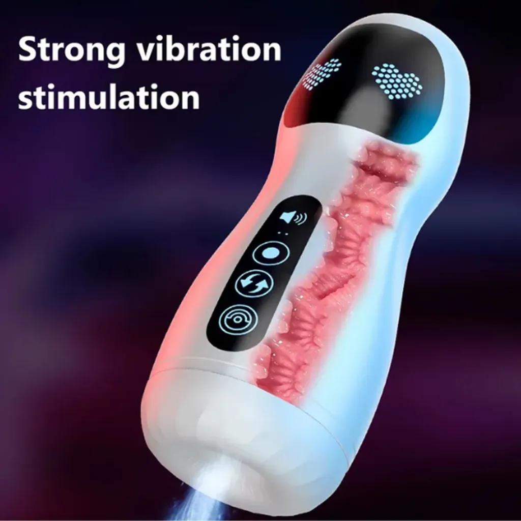 Cốc thủ dâm rung rên cảm biến tự động rên theo hành động