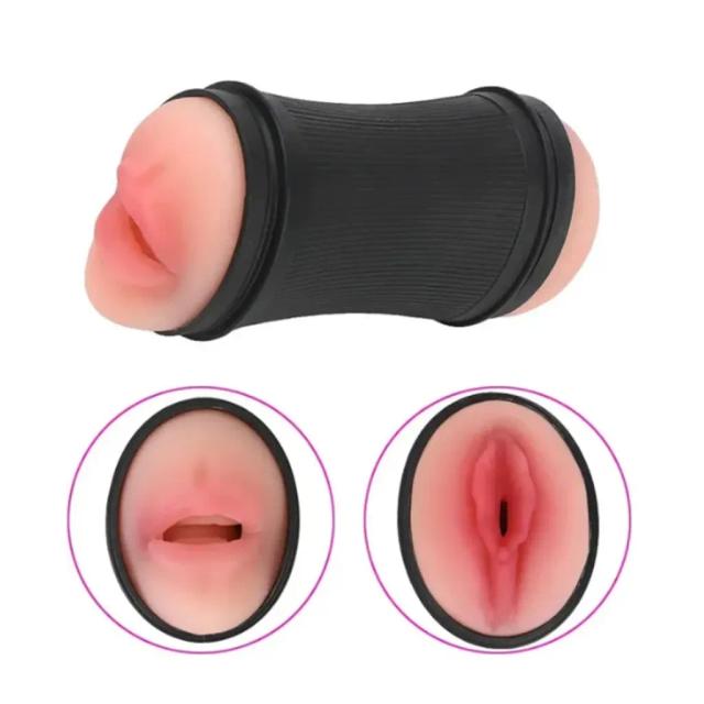 Cốc thủ dâm 2 đầu mô phỏng miệng và âm đạo