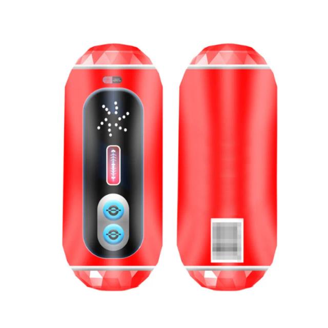 Cốc thủ dâm 2 đầu 18cm – Miệng & Âm đạo TPE mềm