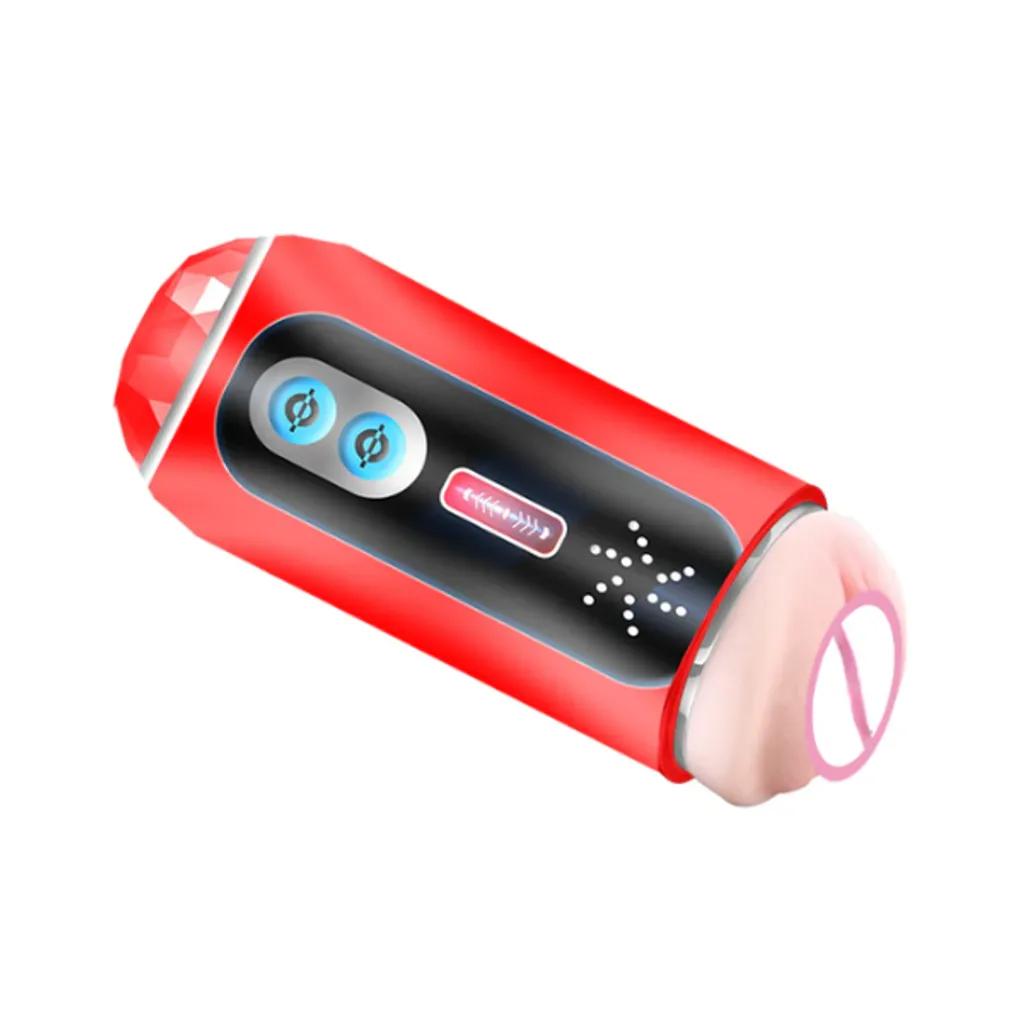 Cốc thủ dâm 2 đầu 18cm – Miệng & Âm đạo TPE mềm