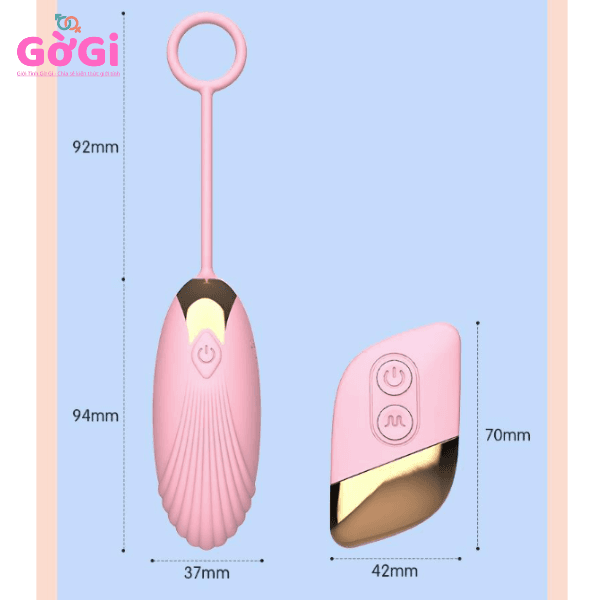 Trứng Rung Điều Khiển Từ Xa Hình Vỏ Sò (Shell Vibrating Egg)